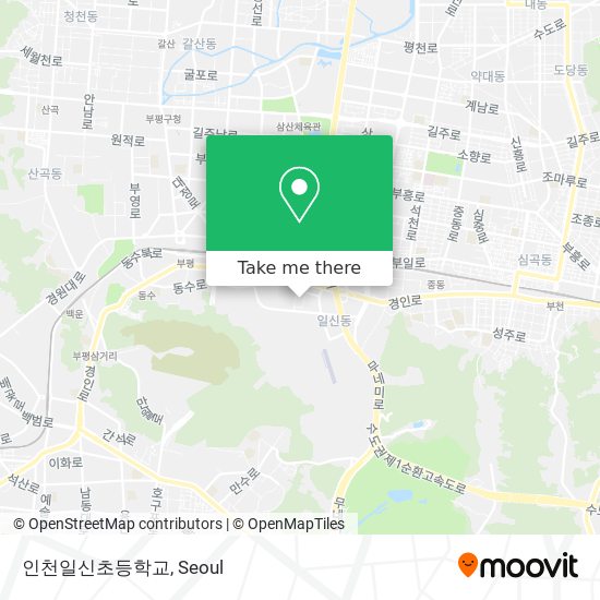 인천일신초등학교 map