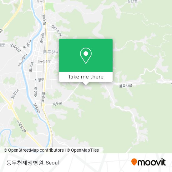 동두천제생병원 map