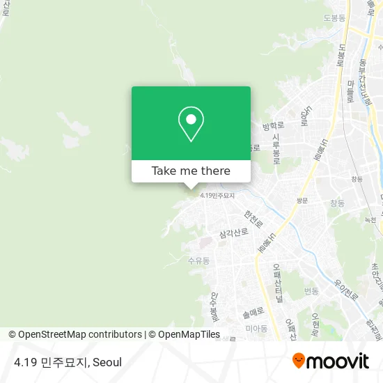 4.19 민주묘지 map