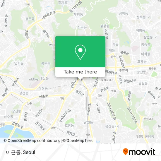 미근동 map