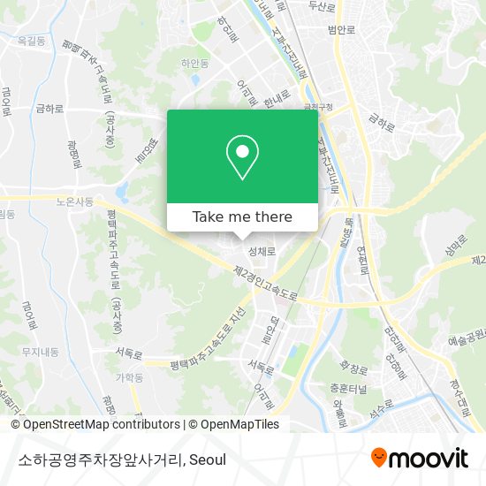소하공영주차장앞사거리 map
