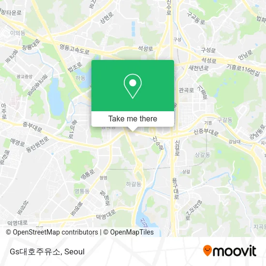 Gs대호주유소 map