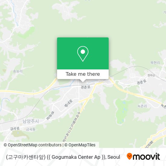 (고구마카센타앞) (( Gogumaka Center Ap )) map