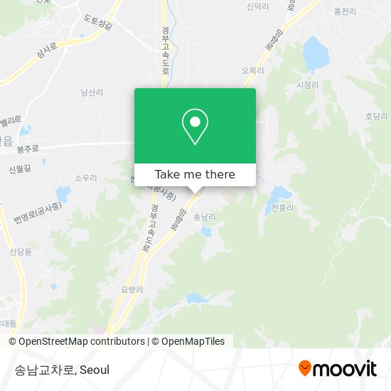 송남교차로 map