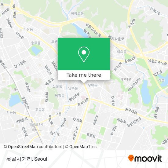 못골사거리 map