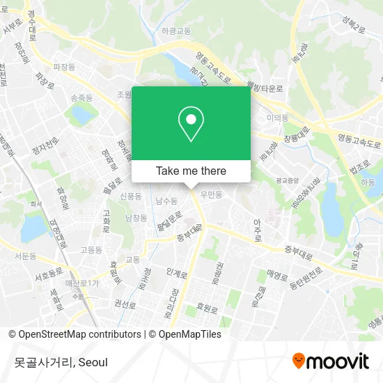 못골사거리 map