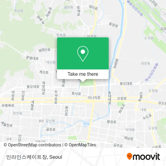 인라인스케이트장 map