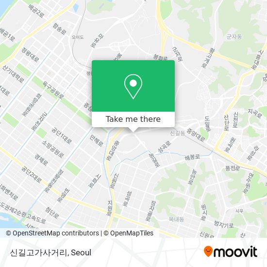 신길고가사거리 map