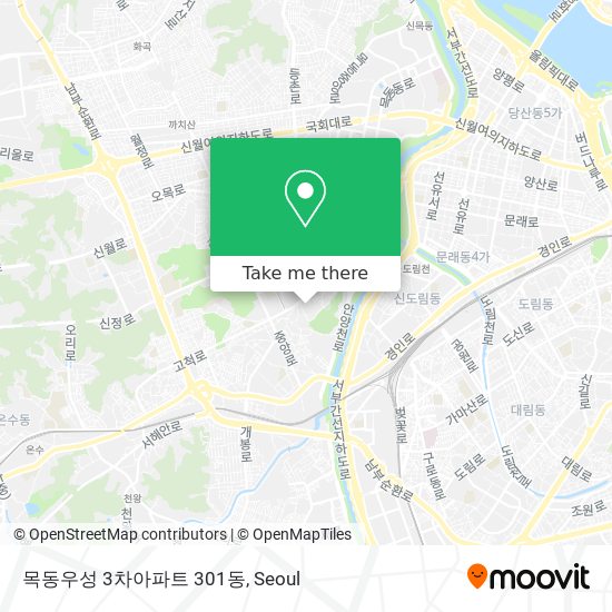 목동우성 3차아파트 301동 map