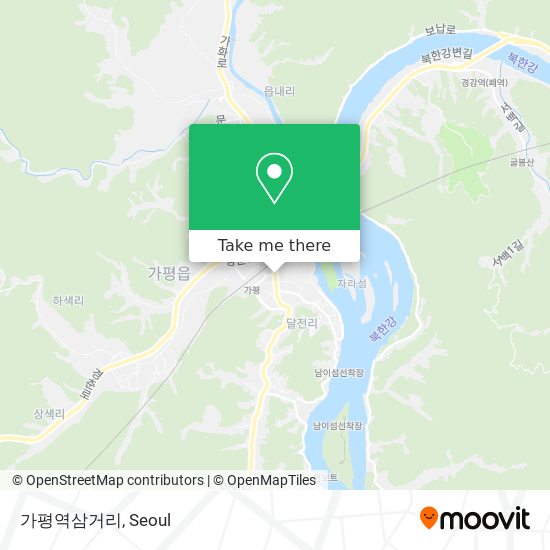 가평역삼거리 map