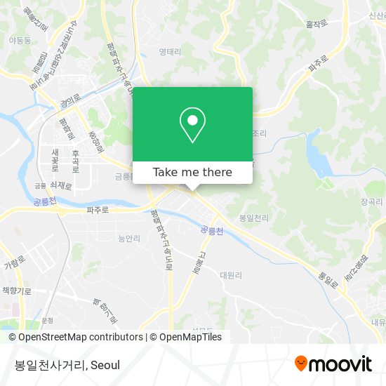 봉일천사거리 map