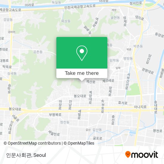 인문사회관 map