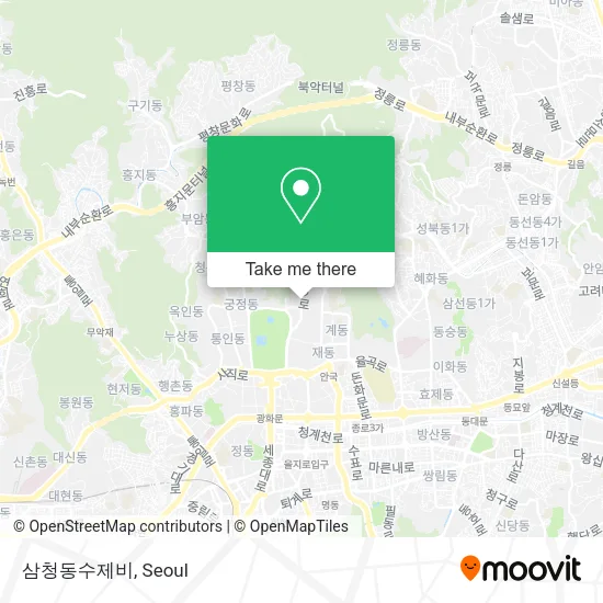 삼청동수제비 map