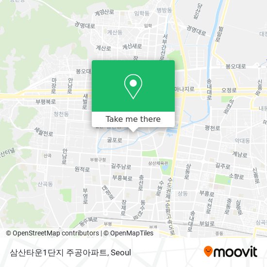 삼산타운1단지 주공아파트 map