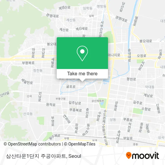 삼산타운1단지 주공아파트 map
