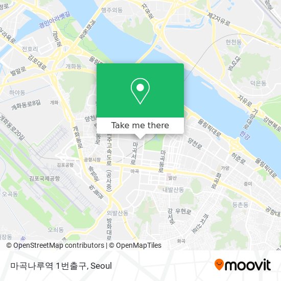 마곡나루역 1번출구 map