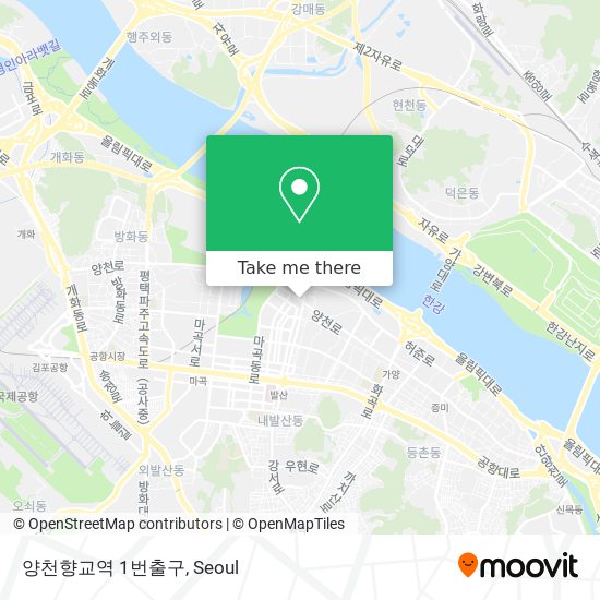 양천향교역 1번출구 map