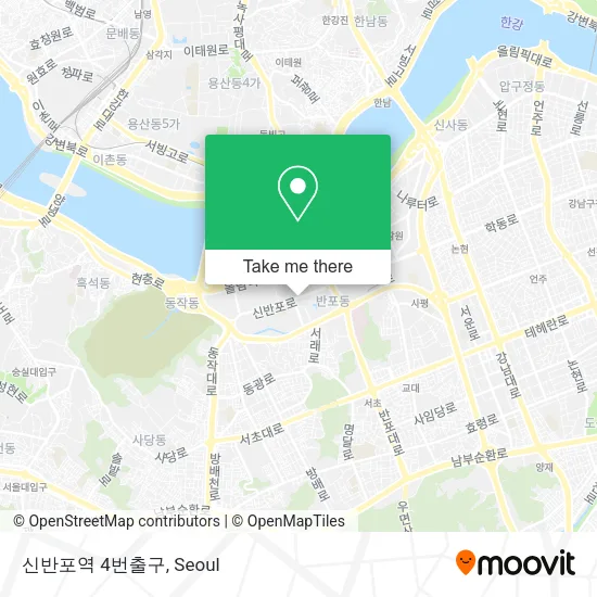 신반포역 4번출구 map
