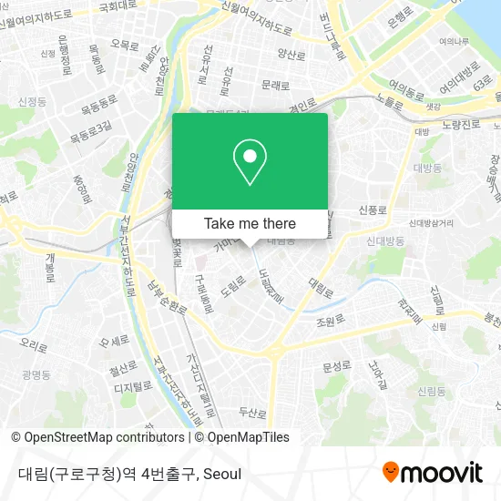 대림(구로구청)역 4번출구 map