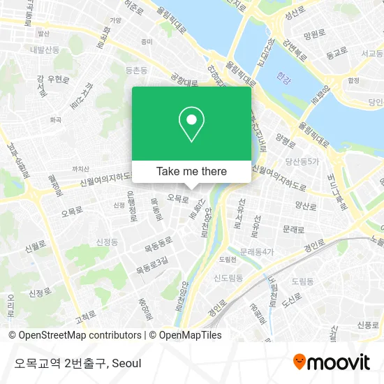 오목교역 2번출구 map