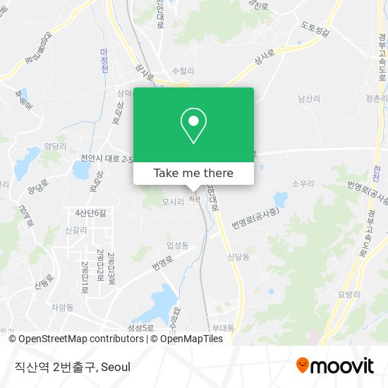 직산역 2번출구 map