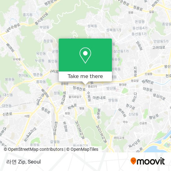 라면 Zip map