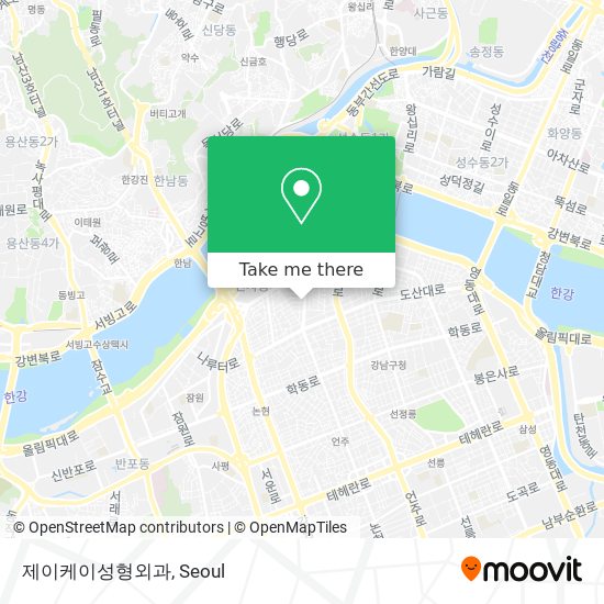 제이케이성형외과 map