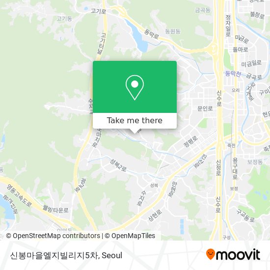 신봉마을엘지빌리지5차 map