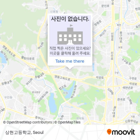 상현고등학교 map