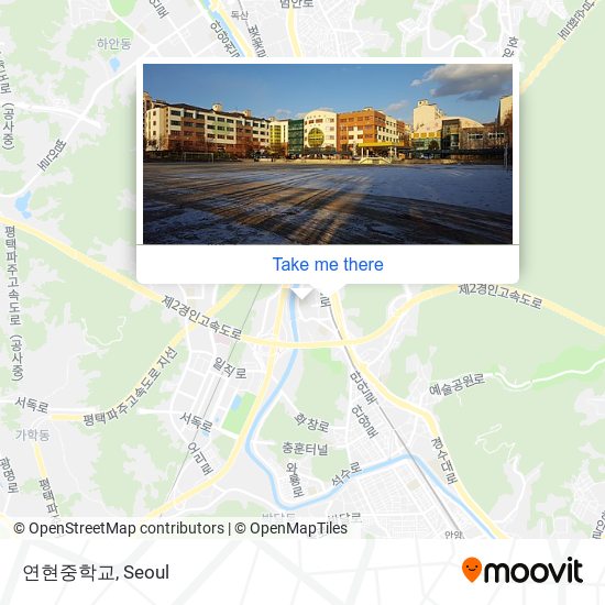 연현중학교 map