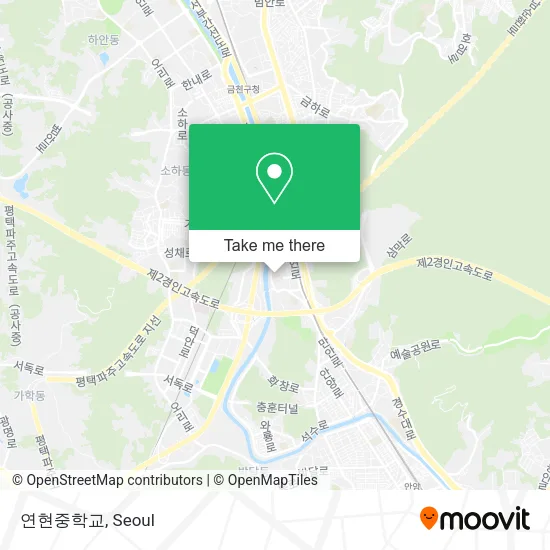 연현중학교 map