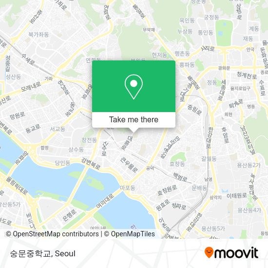 숭문중학교 map