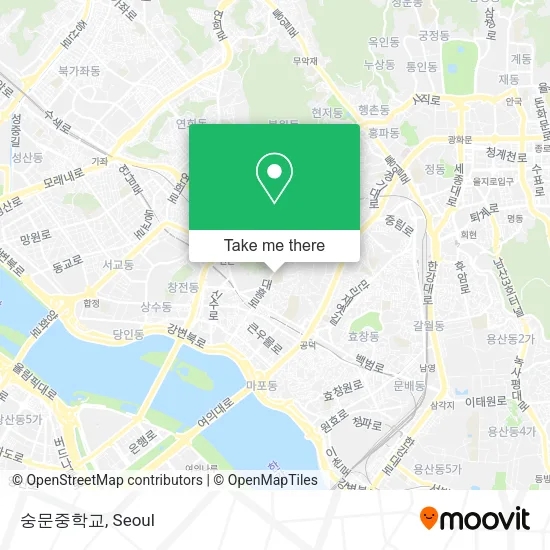 숭문중학교 map