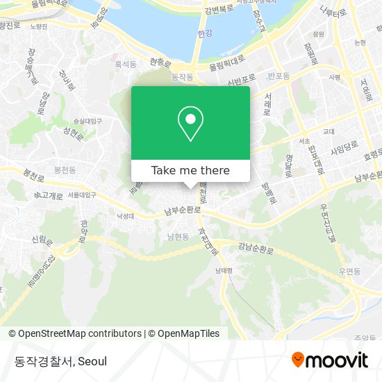 동작경찰서 map