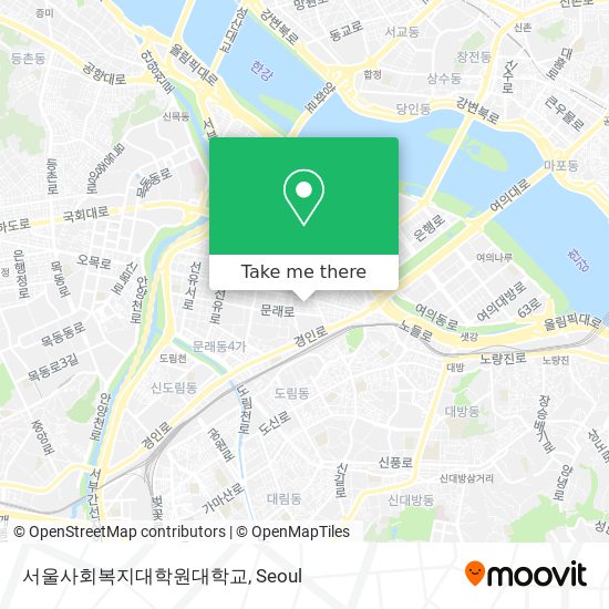 서울사회복지대학원대학교 map