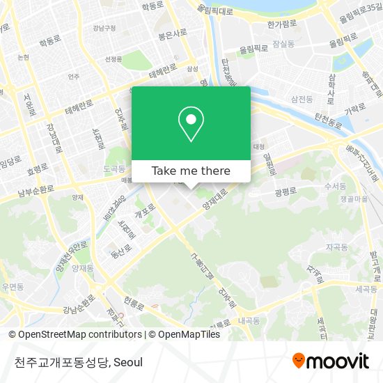 천주교개포동성당 map