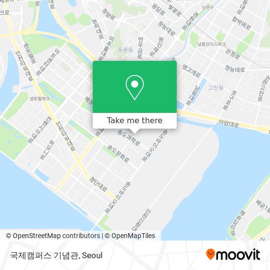 국제캠퍼스 기념관 map