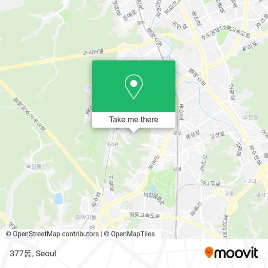 377동 map