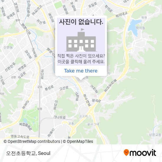 오전초등학교 map