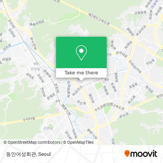 동안여성회관 map