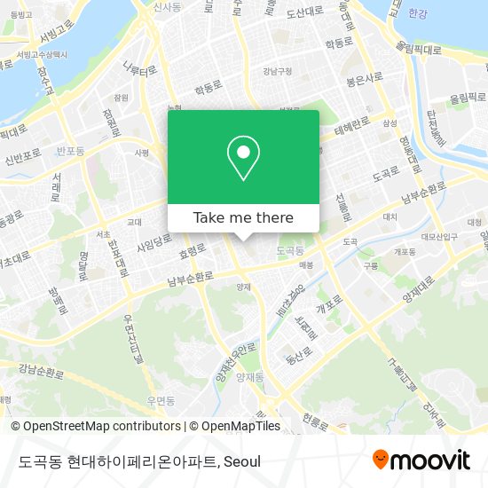 도곡동 현대하이페리온아파트 map