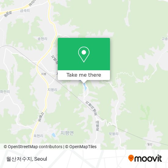 월산저수지 map