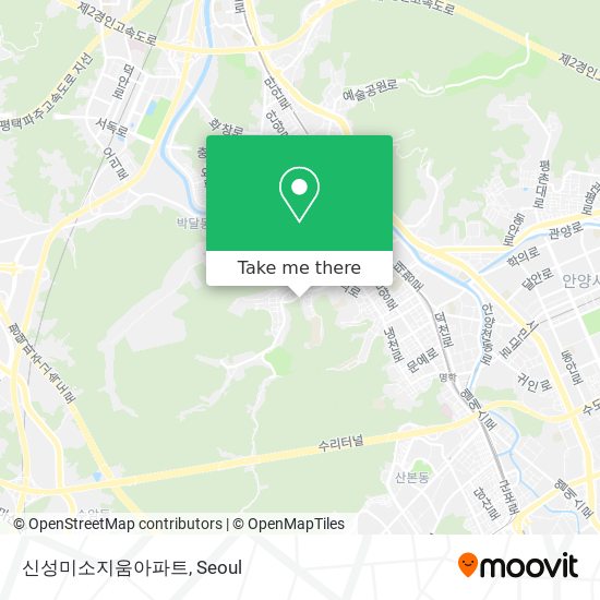 신성미소지움아파트 map