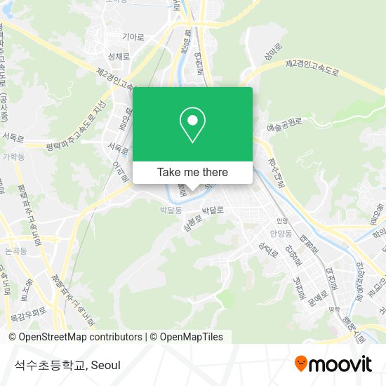 석수초등학교 map
