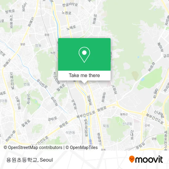 용원초등학교 map