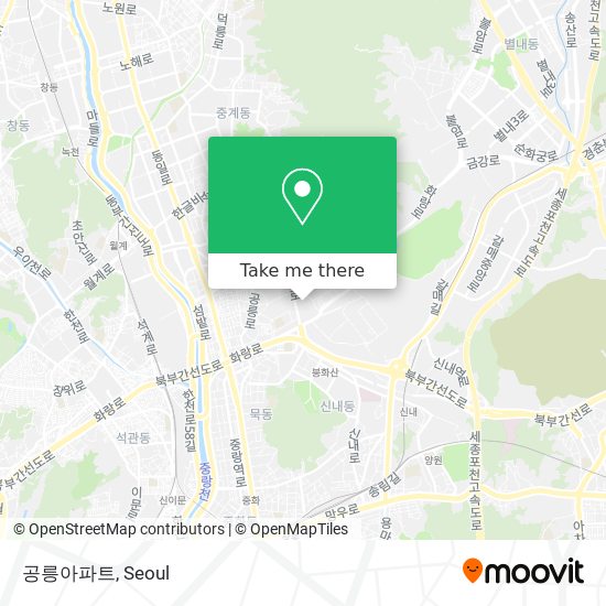 공릉아파트 map