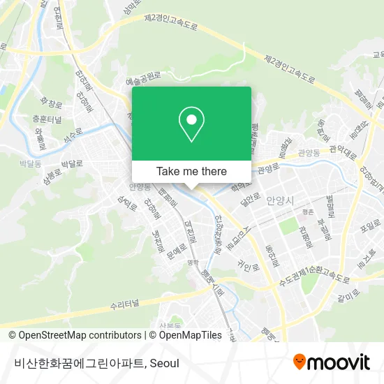 비산한화꿈에그린아파트 map