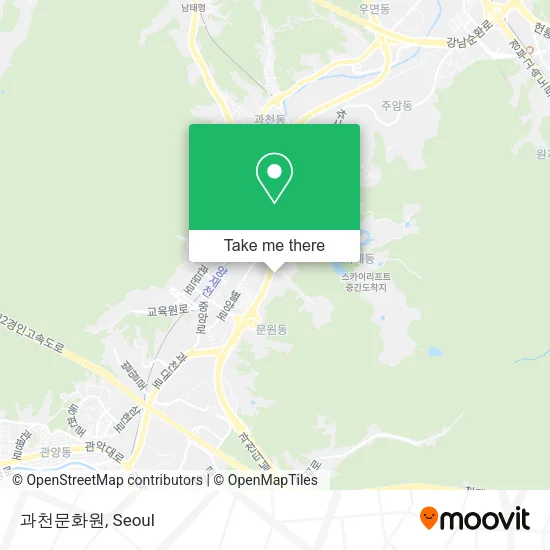 과천문화원 map