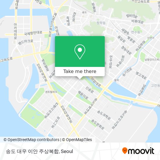 송도 대우 이안 주상복합 map