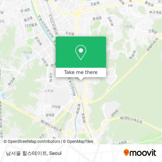 남서울 힐스테이트 map